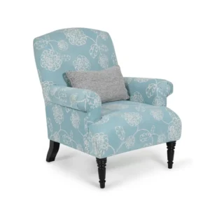 Sophisticated Grey Jute Fabric Sofa with Arched Backrest - Image 2