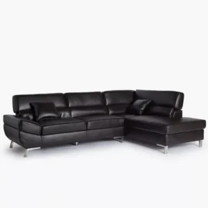 Turkish Style L-Shaped Sectional Sofa in Premium Brown Leather Rite - Image 3