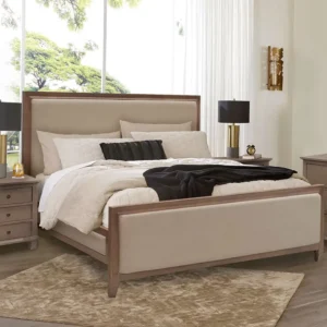 Manor House Classic Light Brown Polish Wood Bed Set - Image 2