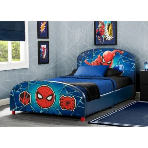 Spider-Man Web-Slinger Upholstered Twin Bed - Image 1